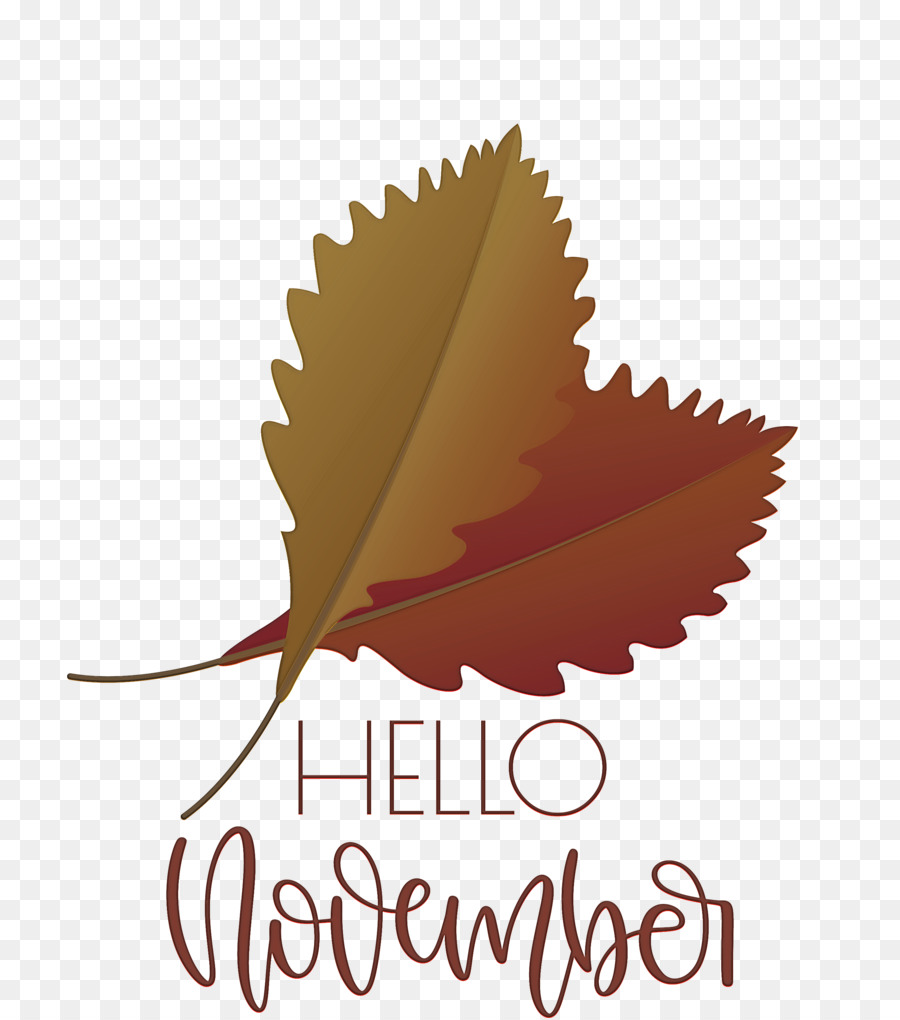 Bonjour Novembre，Automne PNG