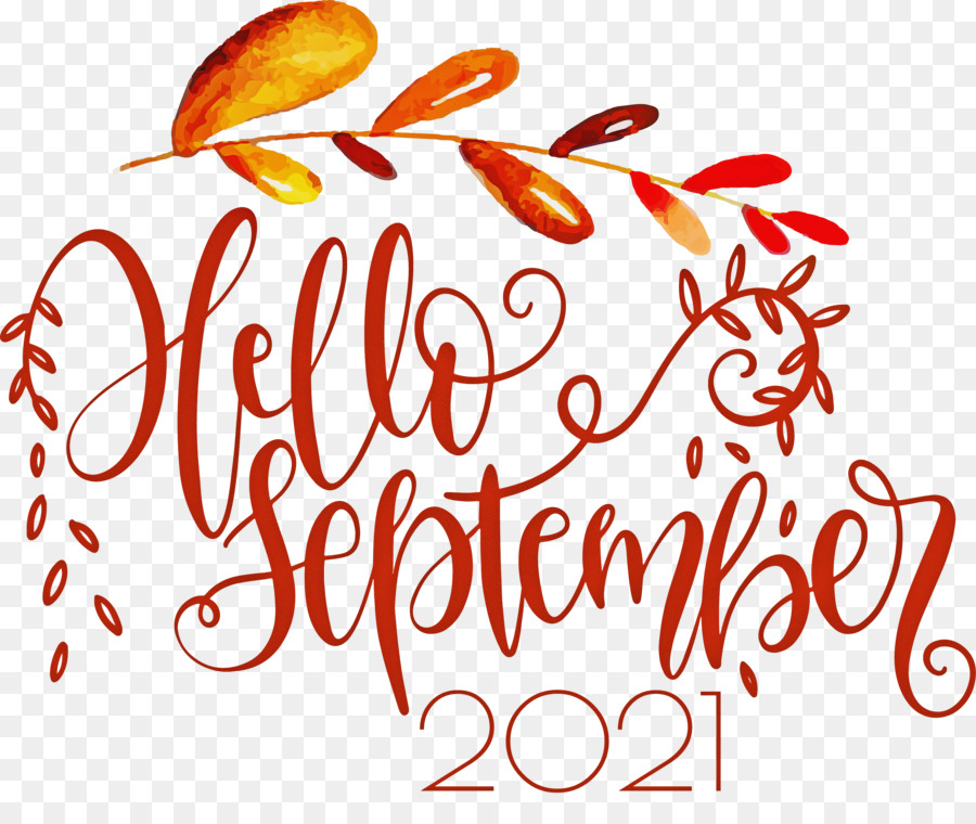 Bonjour Septembre 2021，Salutation PNG