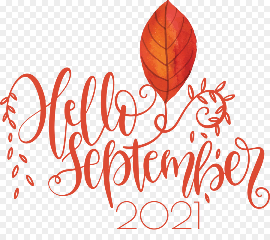 Bonjour Septembre 2021，Salutation PNG