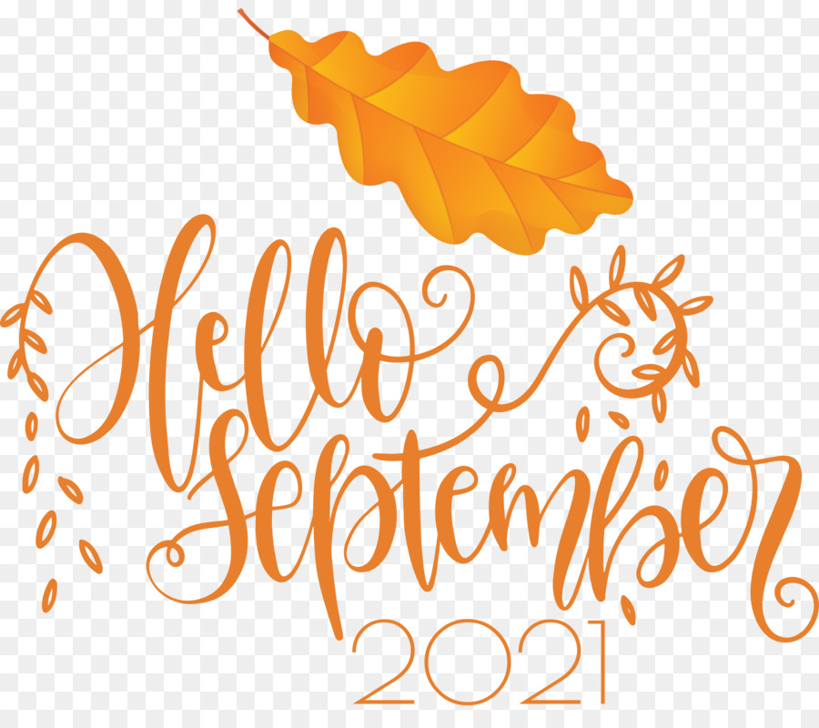 Bonjour Septembre 2021，Salutation PNG