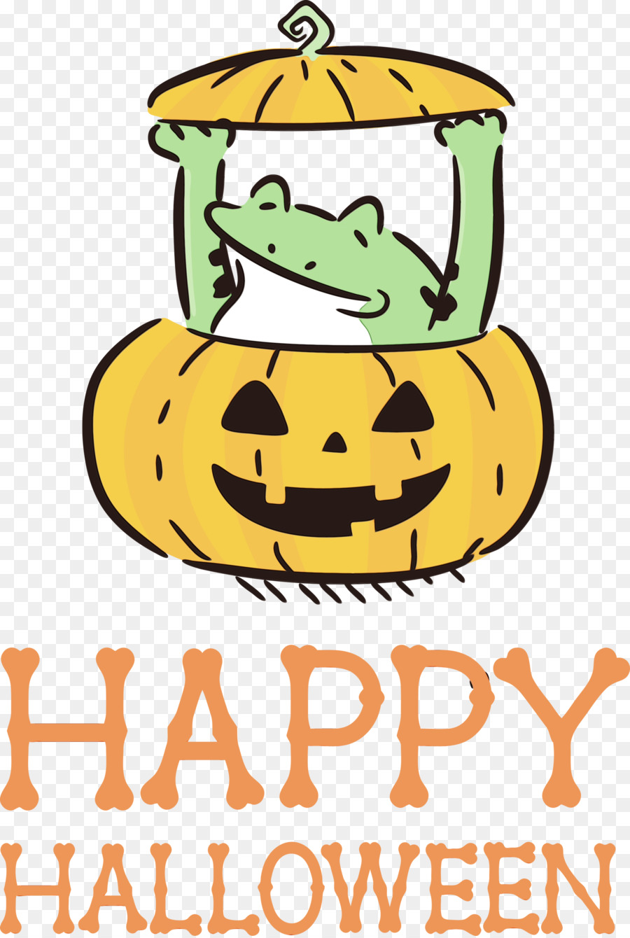 Joyeux Halloween，Citrouille PNG