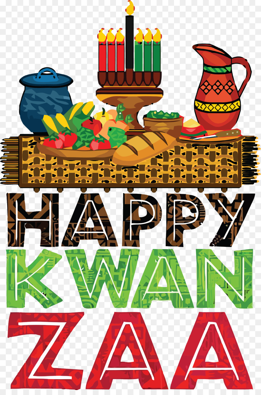 Kwanzaa，Bougies PNG