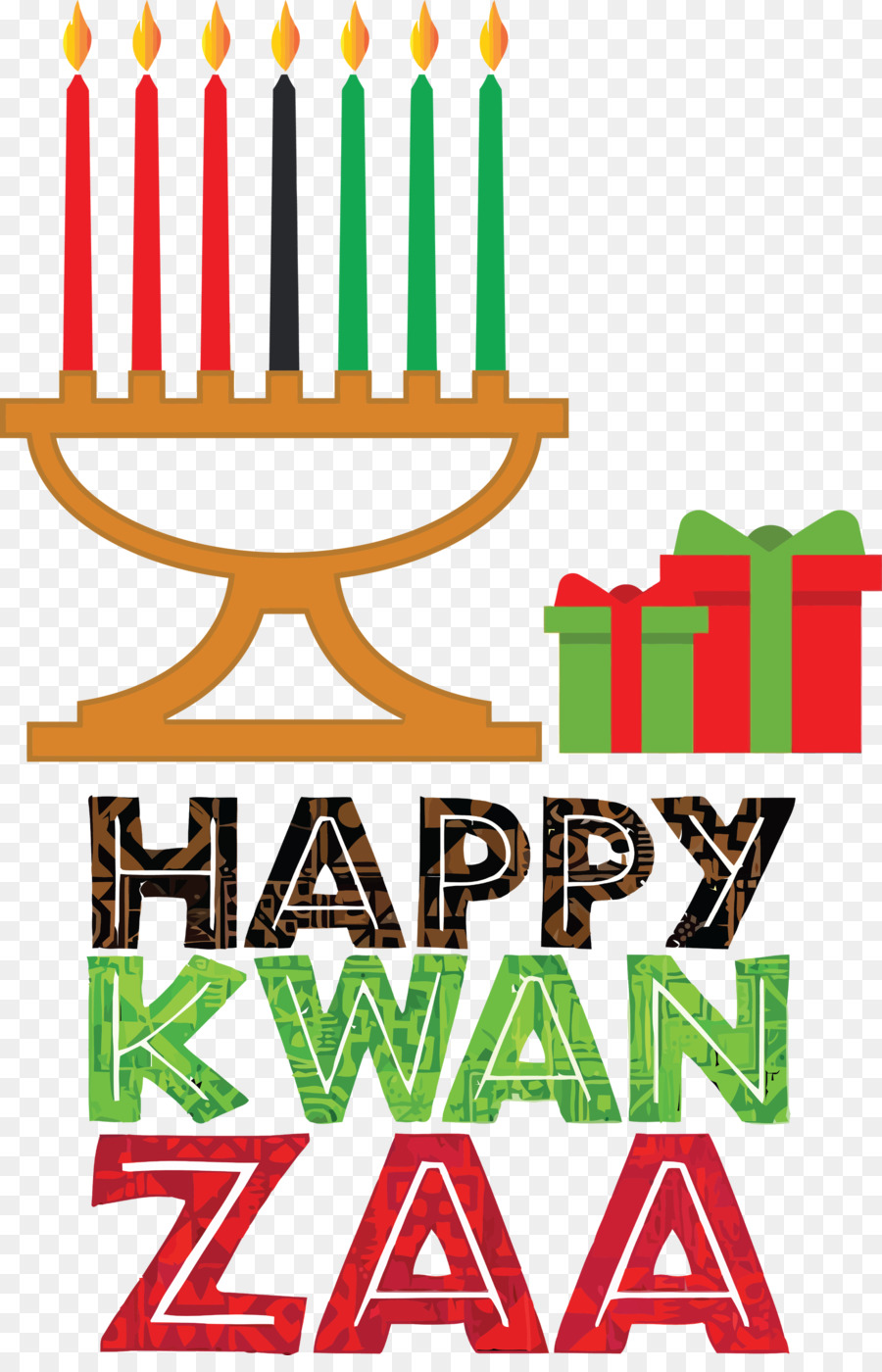 Kwanzaa，Bougies PNG