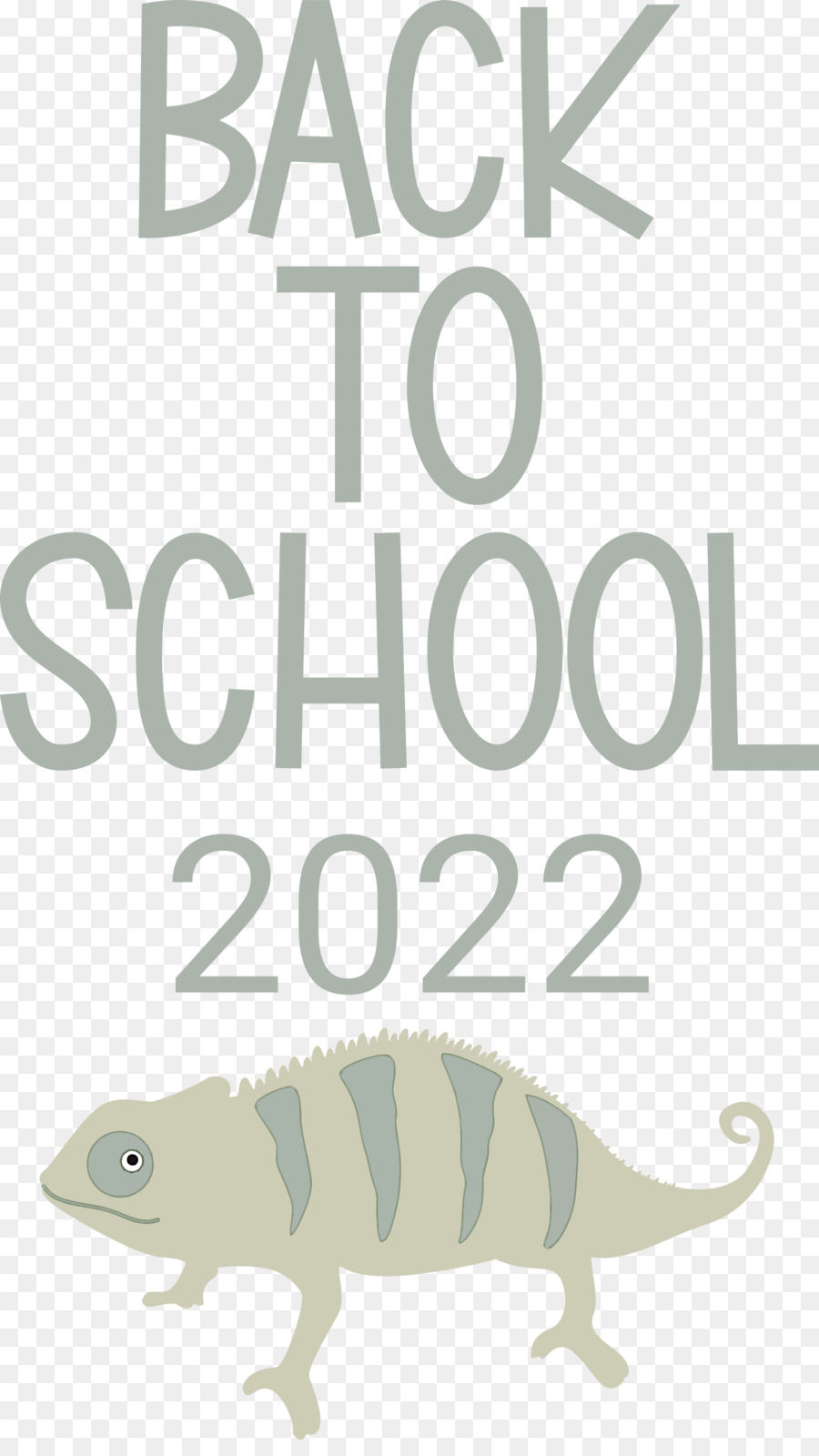 Rentrée Scolaire 2022，Caméléon PNG