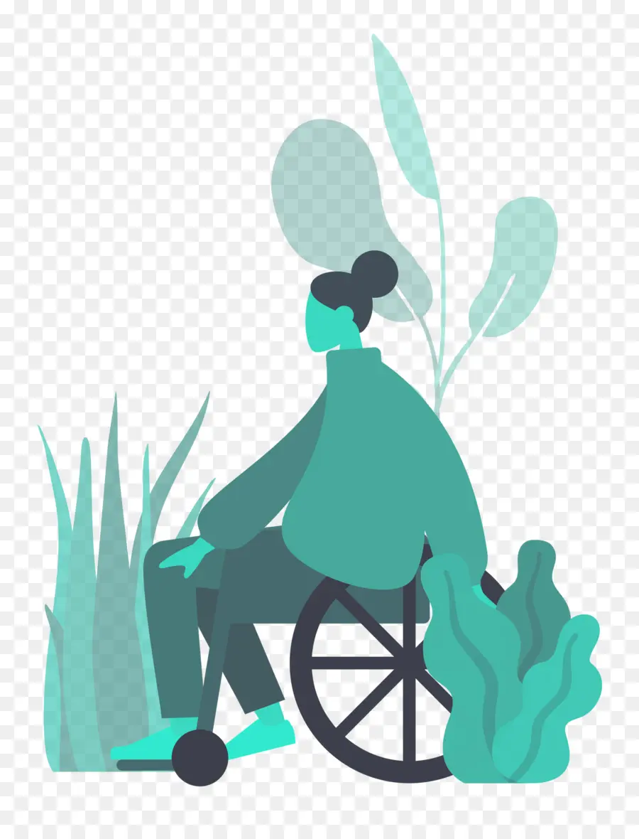 Personne En Fauteuil Roulant，Invalidité PNG