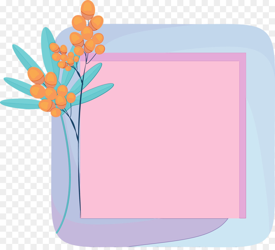 Rectangle，Design Floral PNG