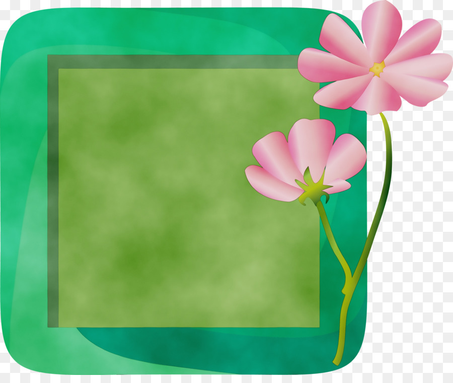 Cadre Vert，Fleur PNG