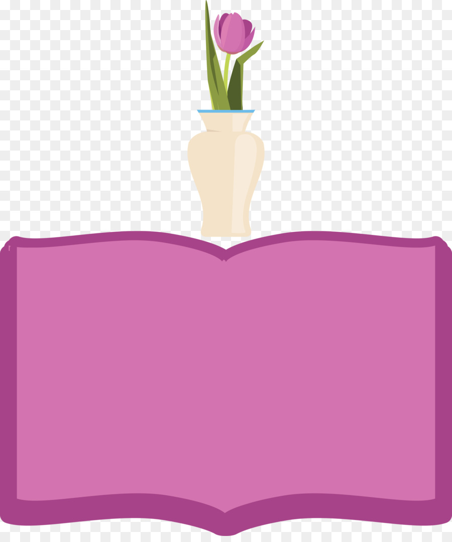 Livre Ouvert Avec Vase，Livre PNG