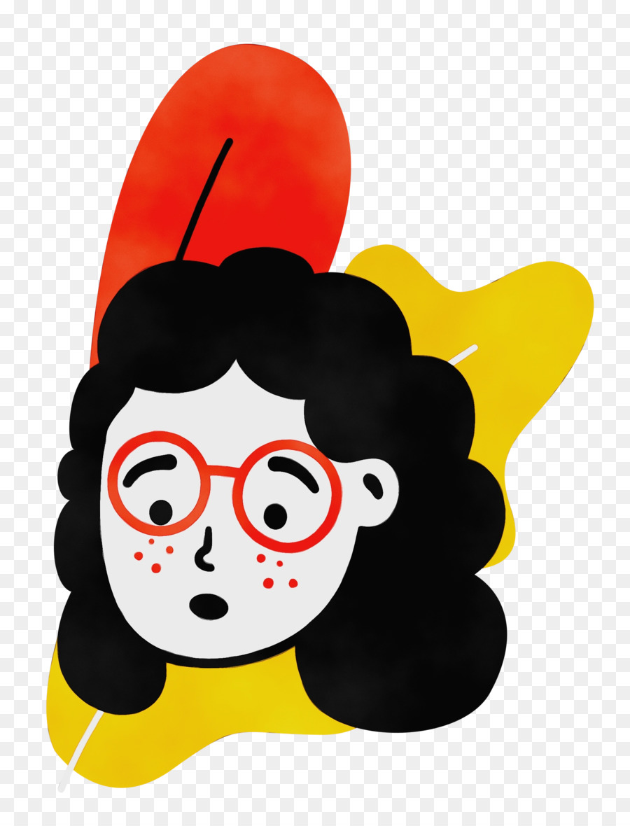 Visage De Dessin Animé，Lunettes PNG