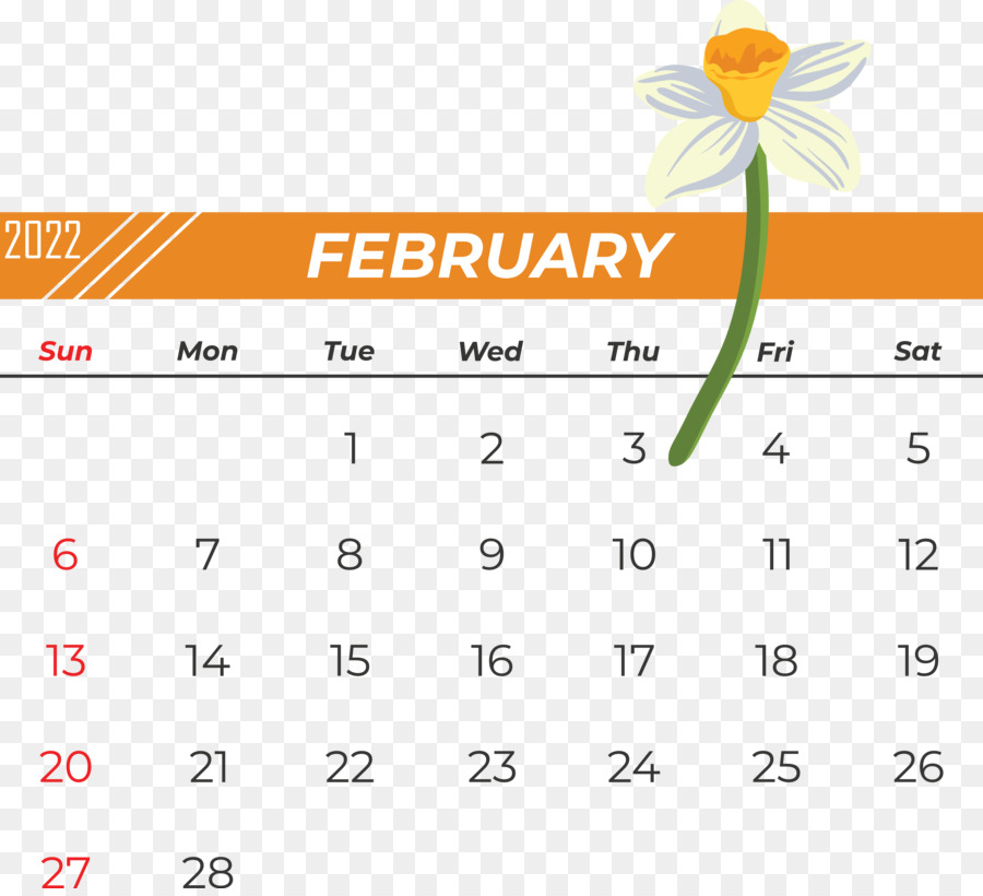 Calendrier De Février，Mois PNG