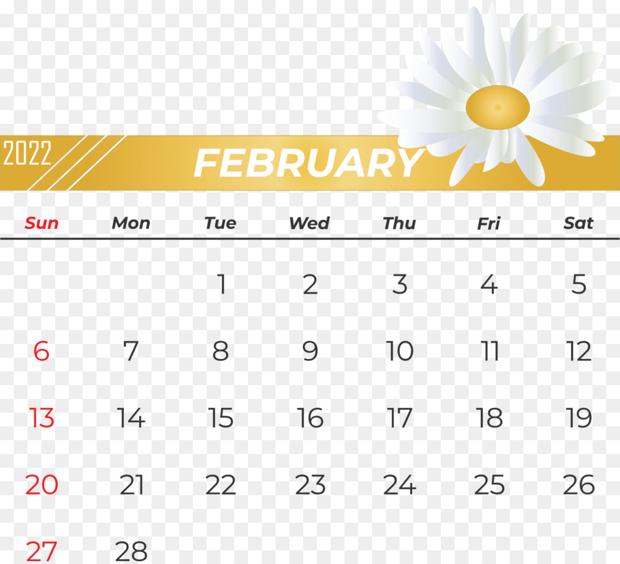 Calendrier De Février，Mois PNG