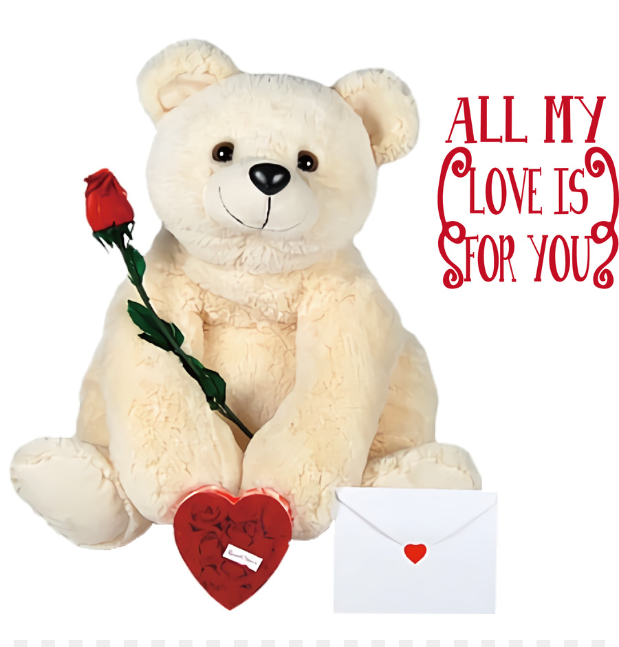 Ours En Peluche，Rose PNG