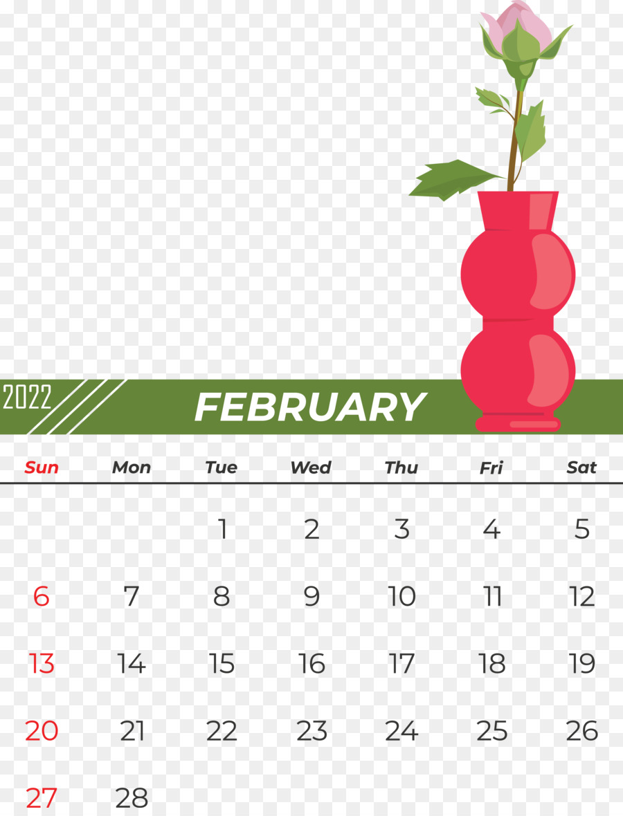 Calendrier De Février，Mois PNG