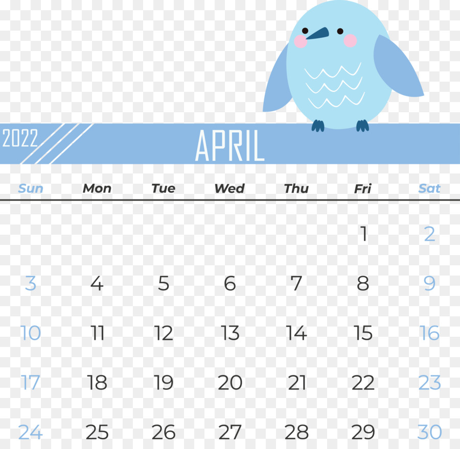 Calendrier D'avril，Mois PNG