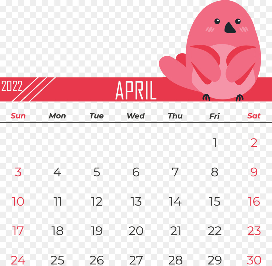 Calendrier D'avril，Calendrier PNG