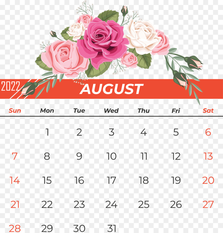 Calendrier，Fleur PNG