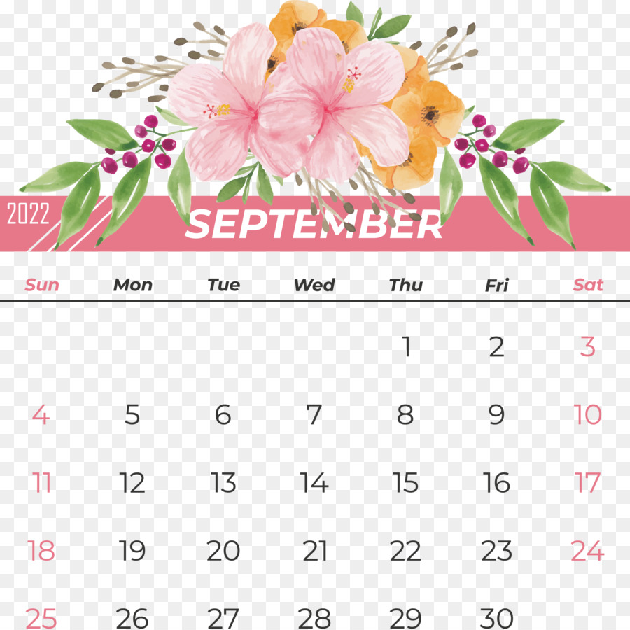 Calendrier D'octobre，Mois PNG