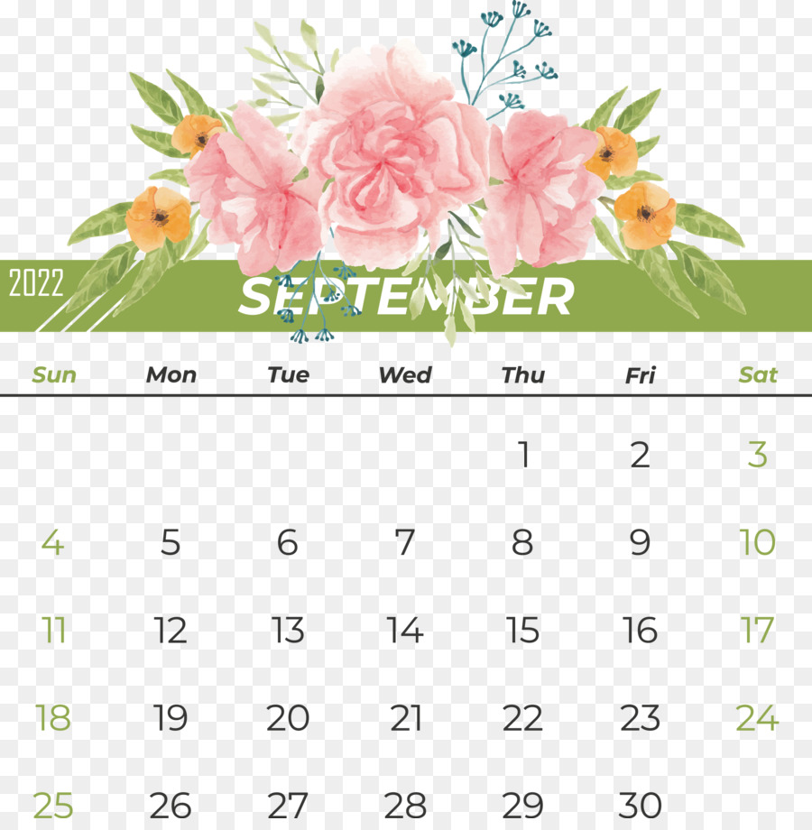 Calendrier D'octobre，Mois PNG