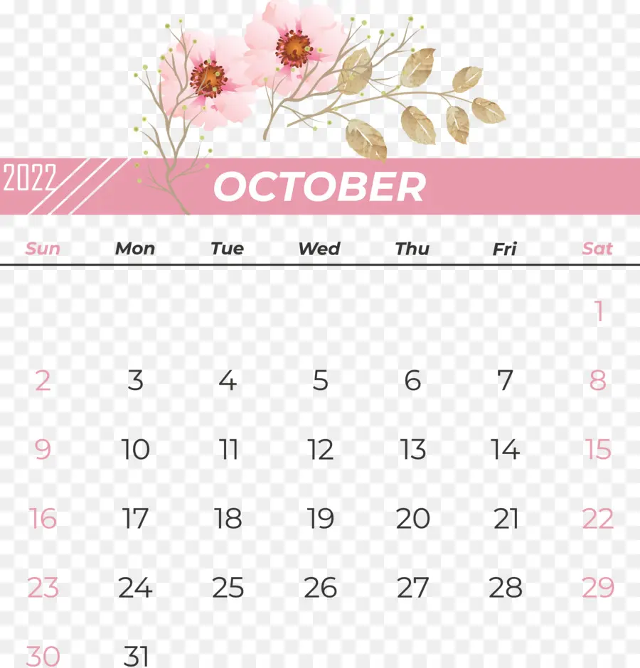 Calendrier D'octobre，Rendez Vous PNG