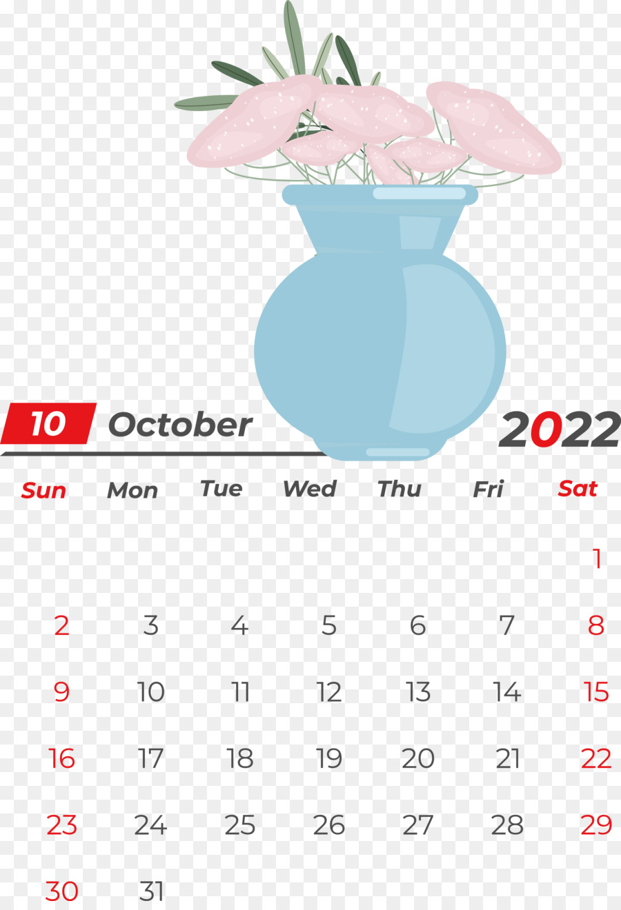 Calendrier D'octobre，Rendez Vous PNG