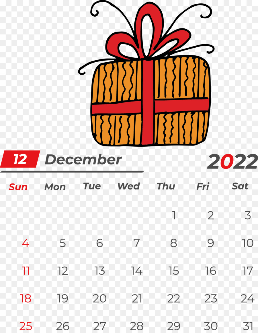 Calendrier，Décembre PNG