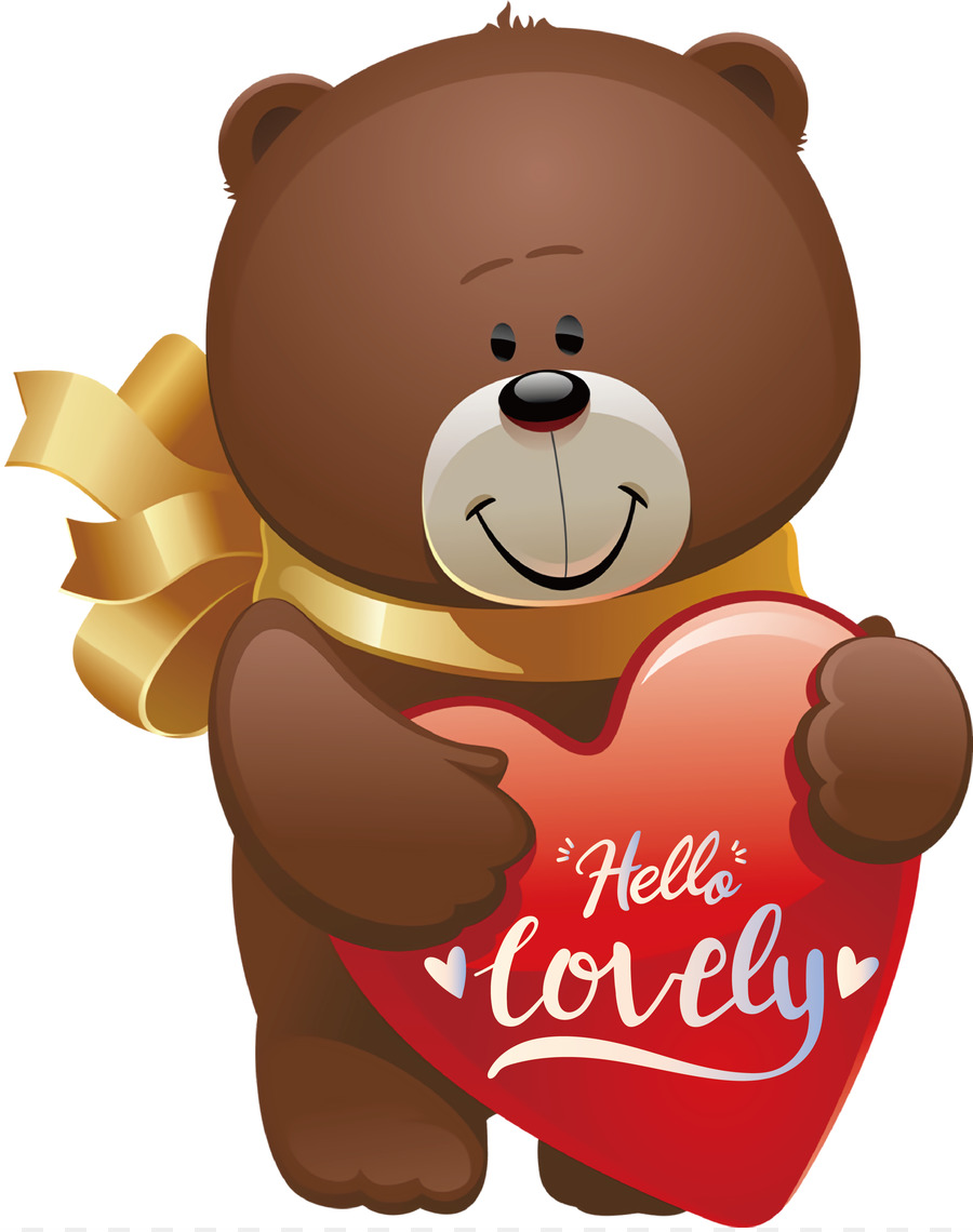 Les Ours，Jour De La Saint Valentin En Teddy PNG