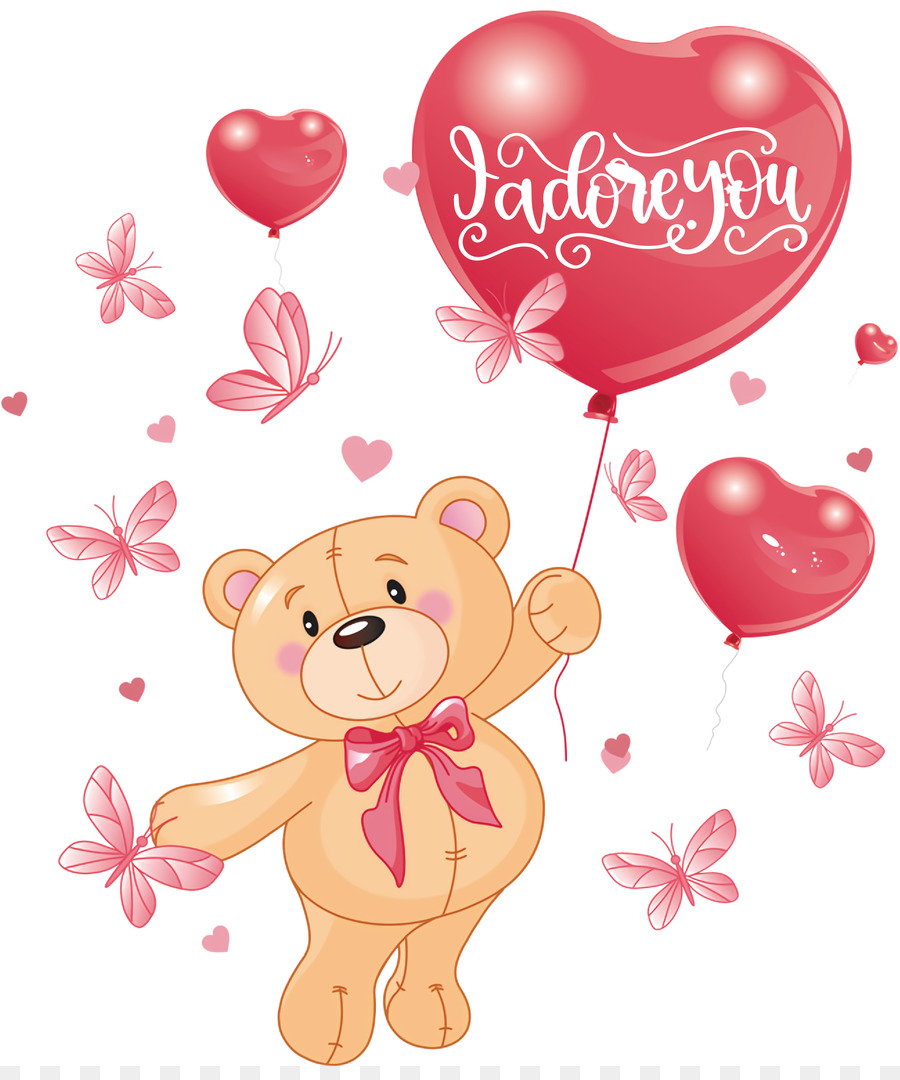 Ours En Peluche Avec Ballon，Ours En Peluche PNG