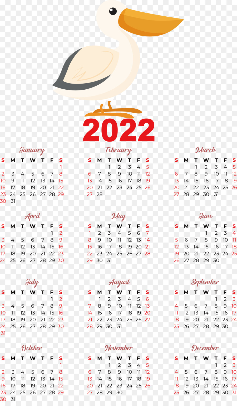 Calendrier 2023，Année PNG