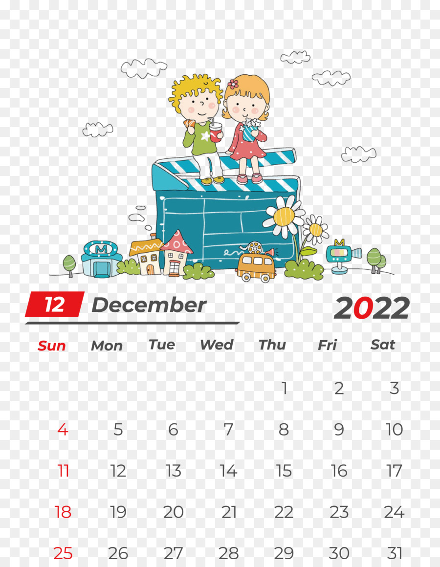 Calendrier De Décembre，Mois PNG