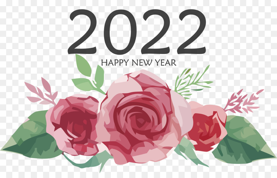 Nouvel An 2023，Roses PNG