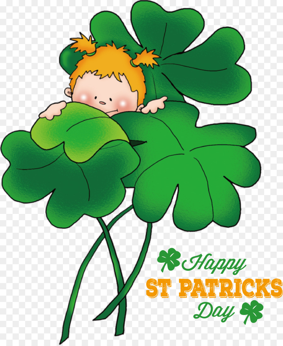 Fourleaf Trèfle，St Patricks Day PNG