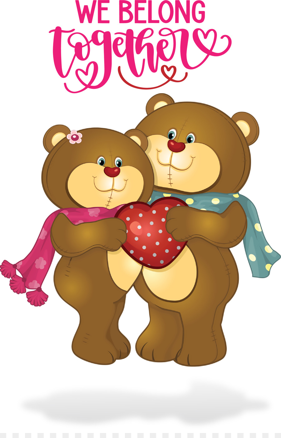 Les Ours，Jour De La Saint Valentin En Teddy PNG