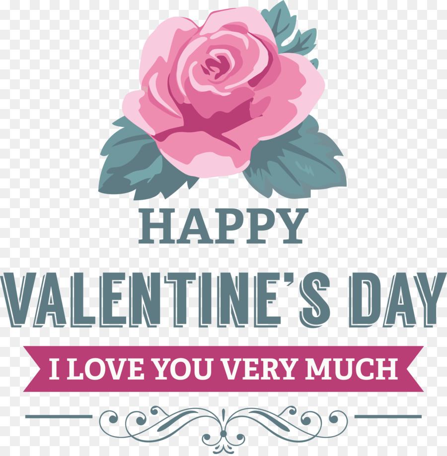 Carte De Saint Valentin，Fleur PNG