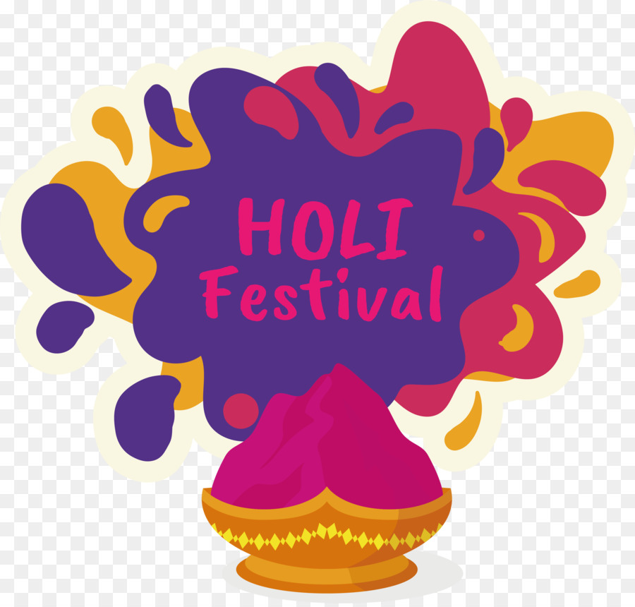 Festival Holi，Couleurs PNG