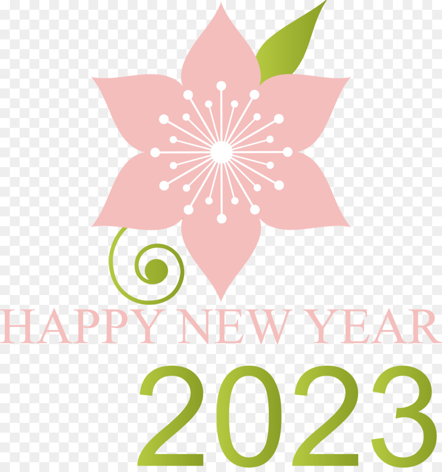 Bonne Année 2023，Fleurs PNG