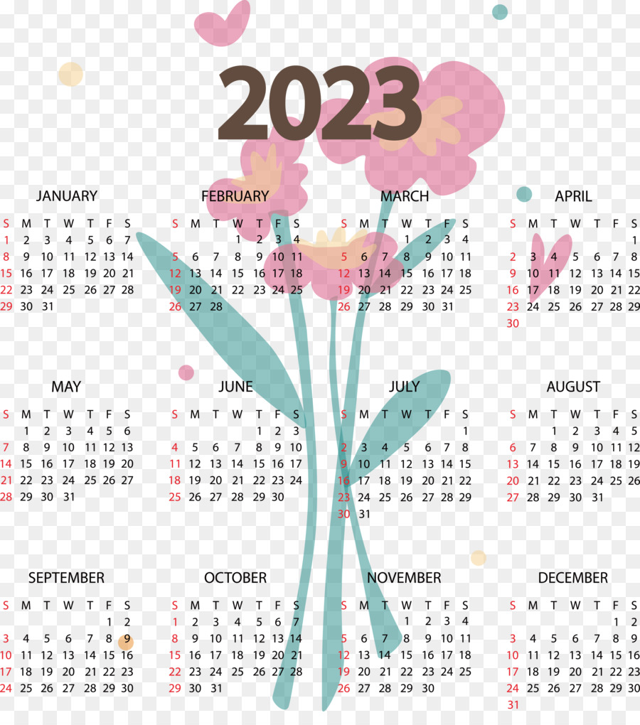 Calendrier 2023，Calendrier PNG