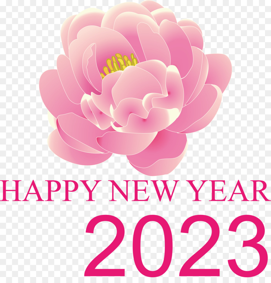 Bonne Année 2023，Fleurs PNG