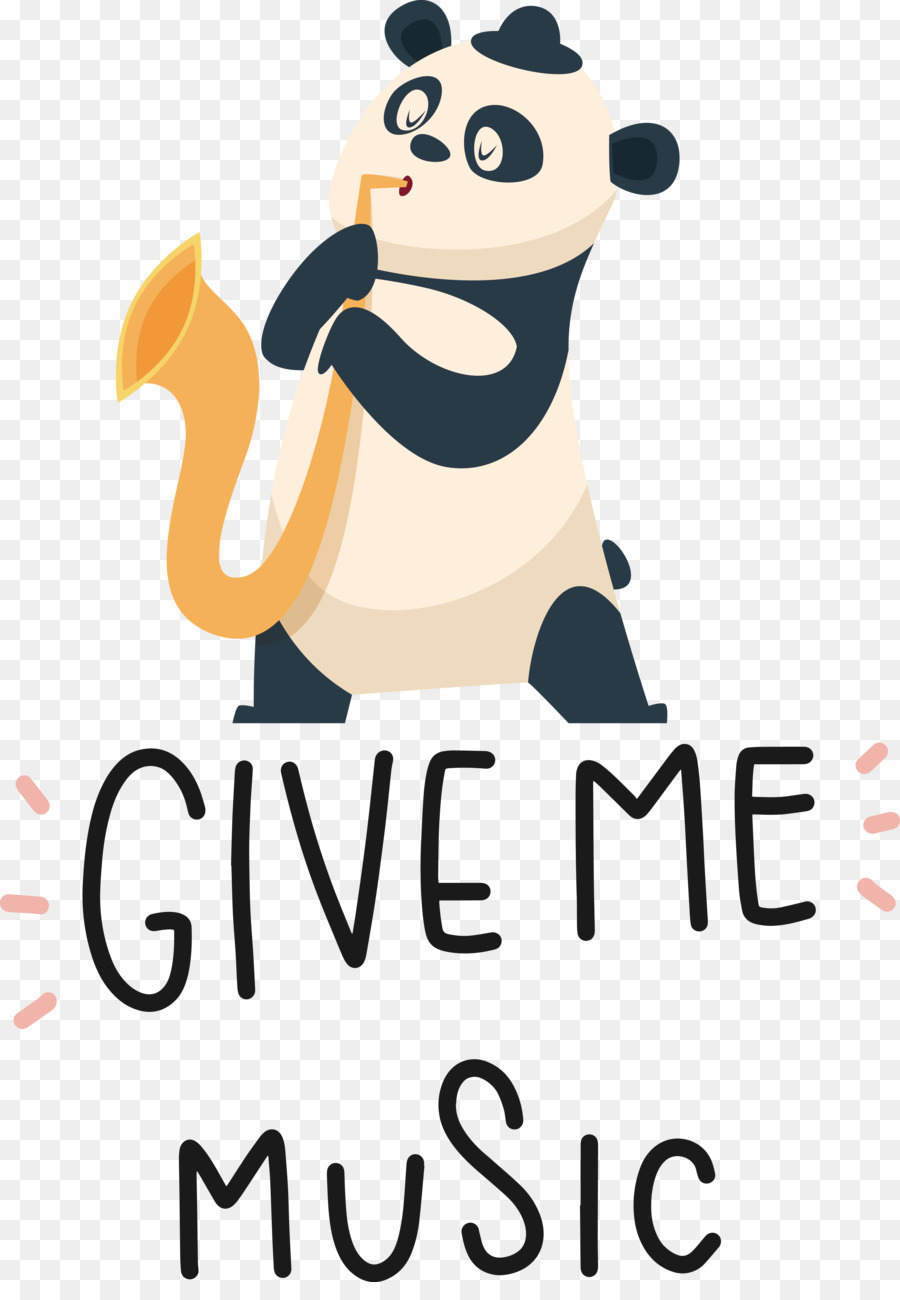 Panda，Saxophone PNG