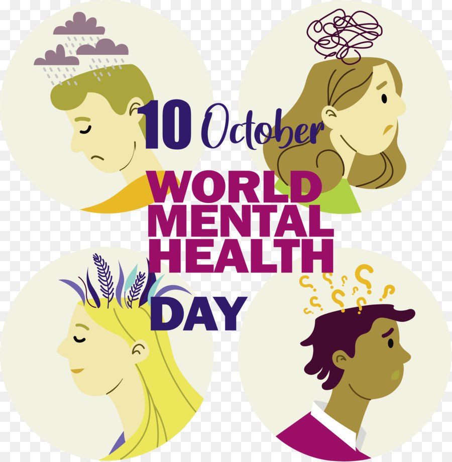 Mondiale De La Santé Mentale De La Journée，La Santé Mentale PNG