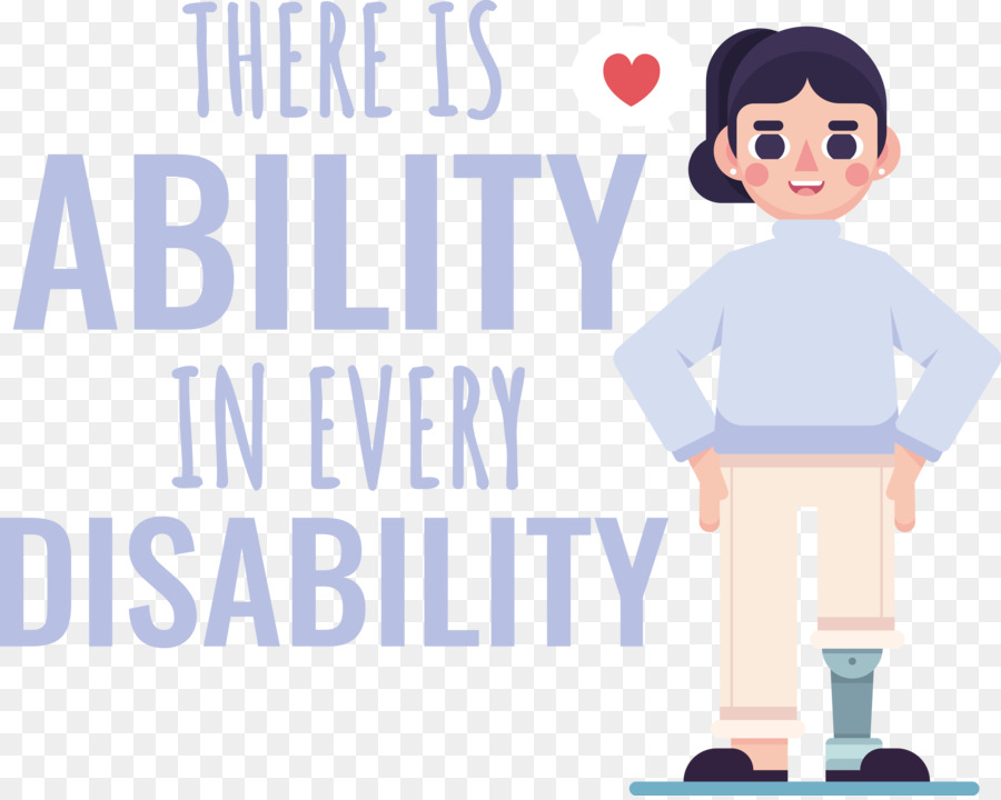 Journée Internationale De L'invalidité，Ne Jamais Abandonner PNG
