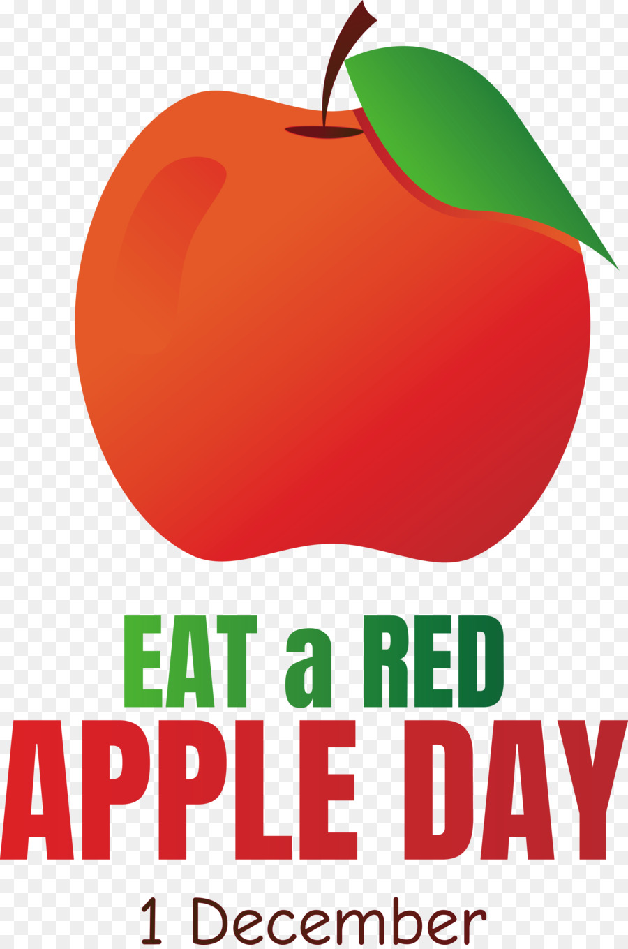 Pomme Rouge，Mangez Une Journée De Pomme Rouge PNG