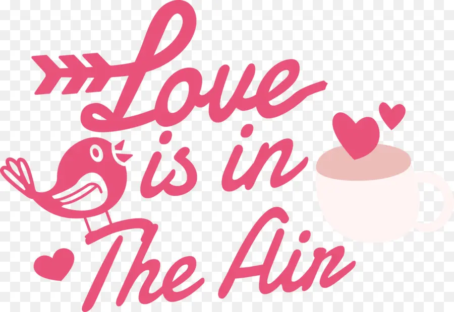 Le Jour De Valentines，L'amour Est Dans L'air PNG