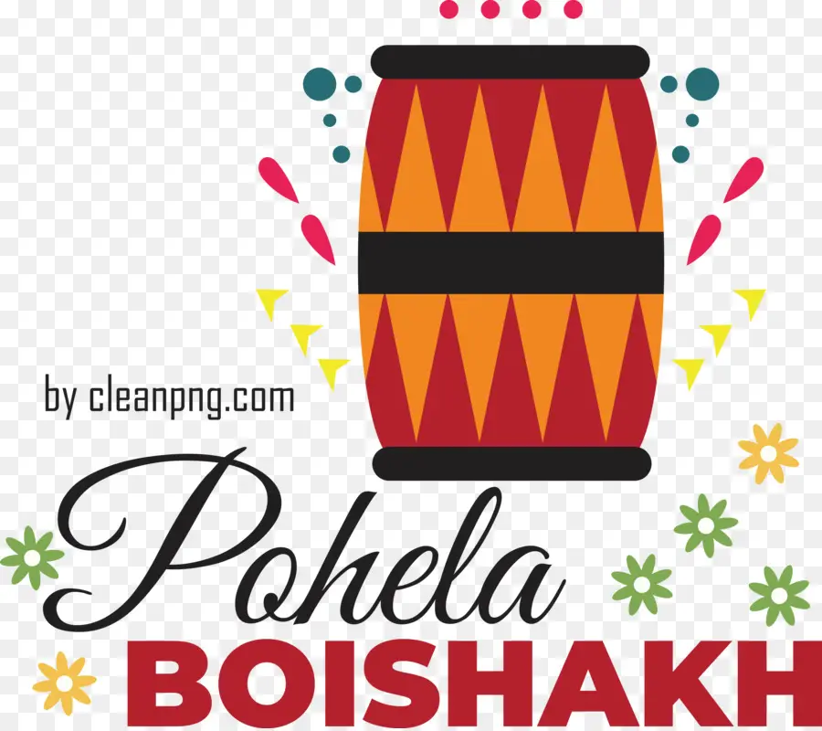 Pohéla Boishakh，Tambour PNG