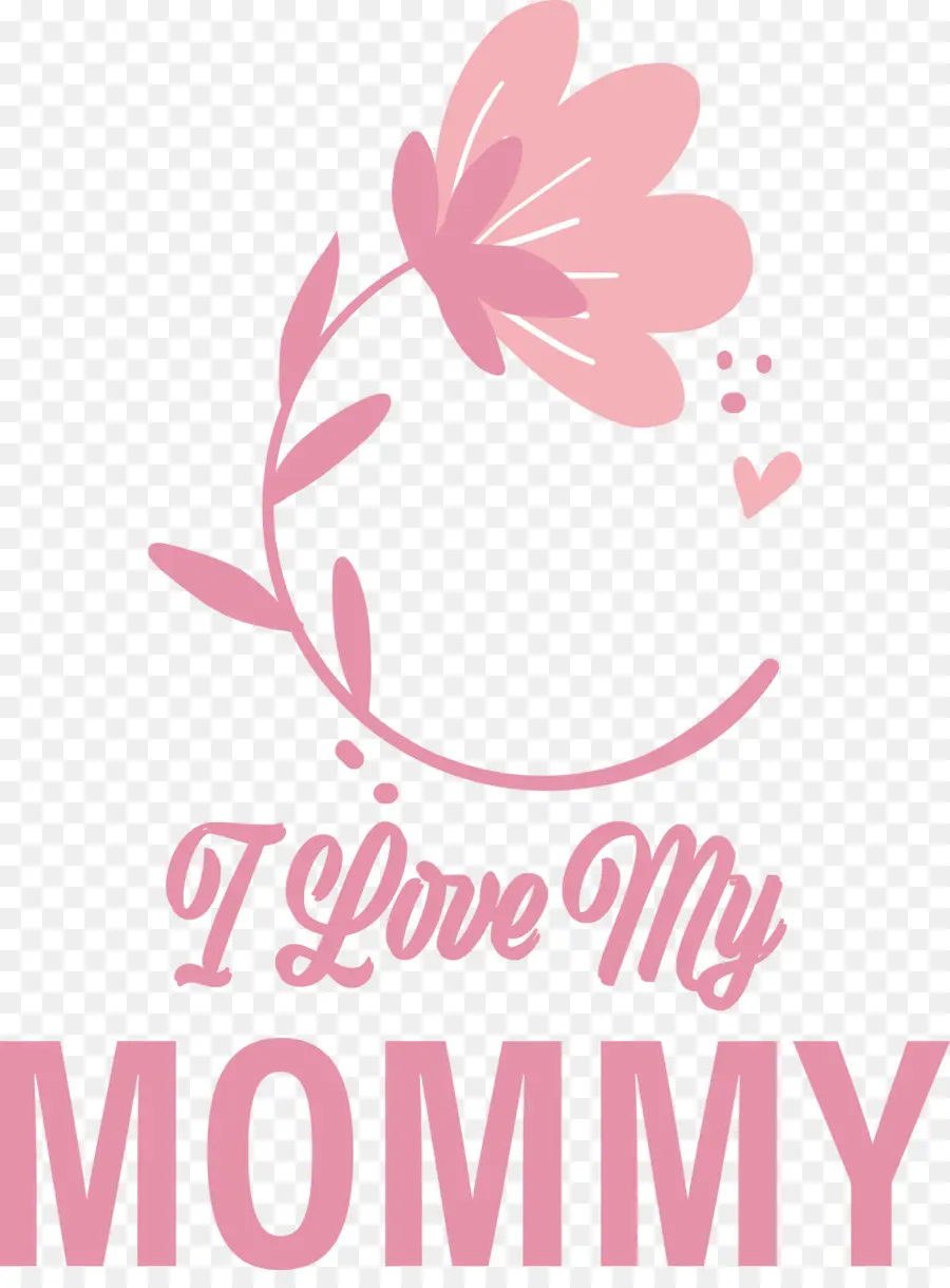 J'aime Ma Maman，Fleur Rose PNG