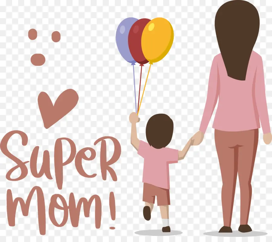 Super Maman，Mère Et Enfant PNG