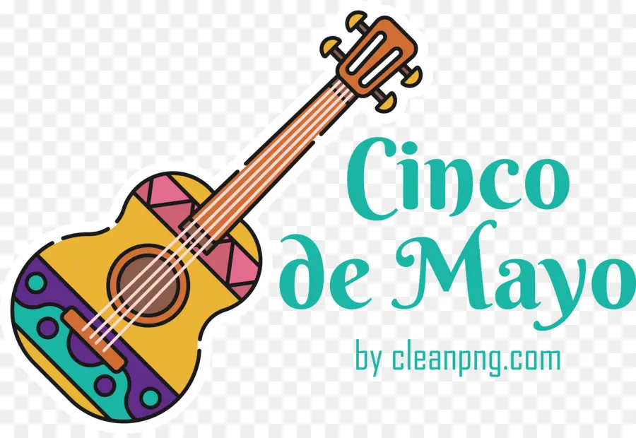 Cinco De Mayo，Guitare PNG