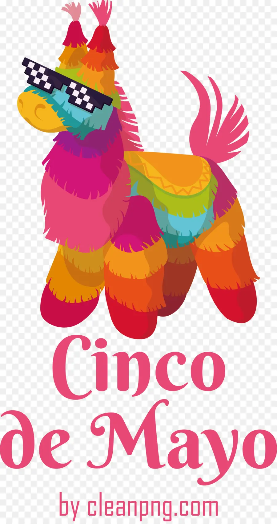 Cinco De Mayo，Lama Coloré PNG