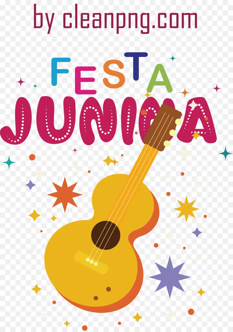 Fête Junina，Guitare PNG