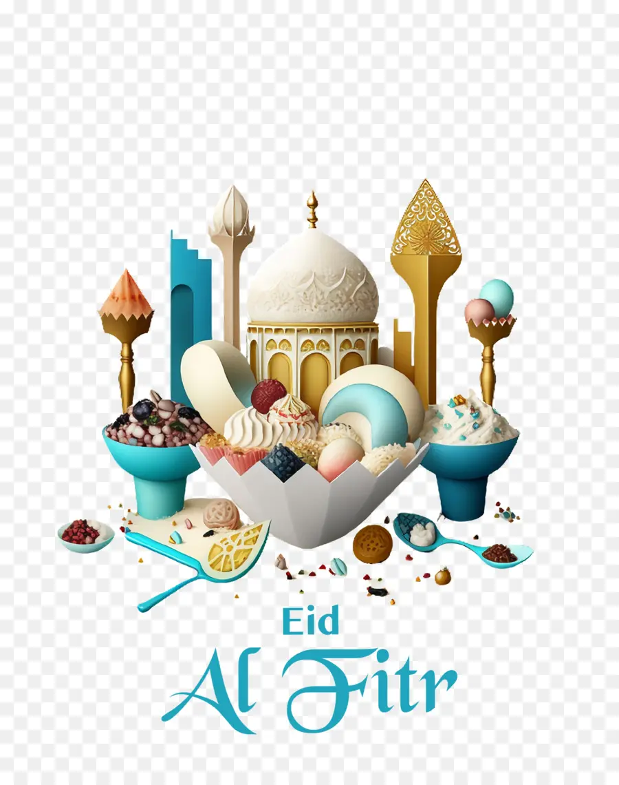 Eid Alfitr，Sweet Eid PNG