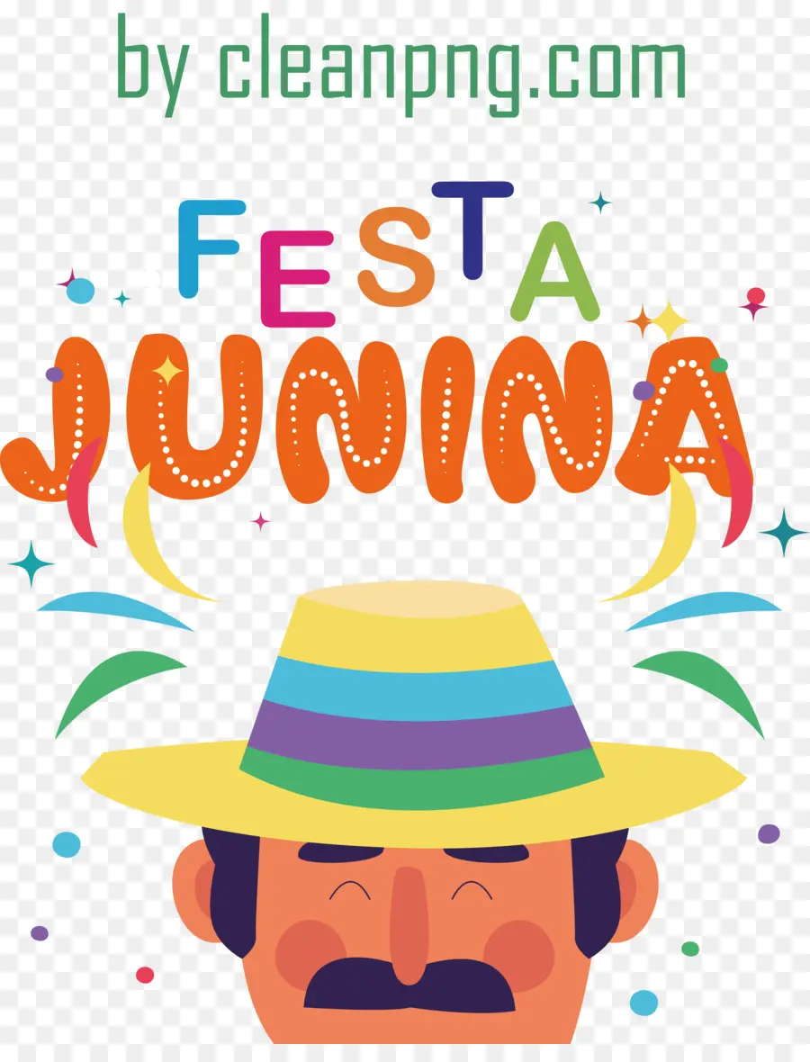 Fête Junina，Homme Au Chapeau PNG